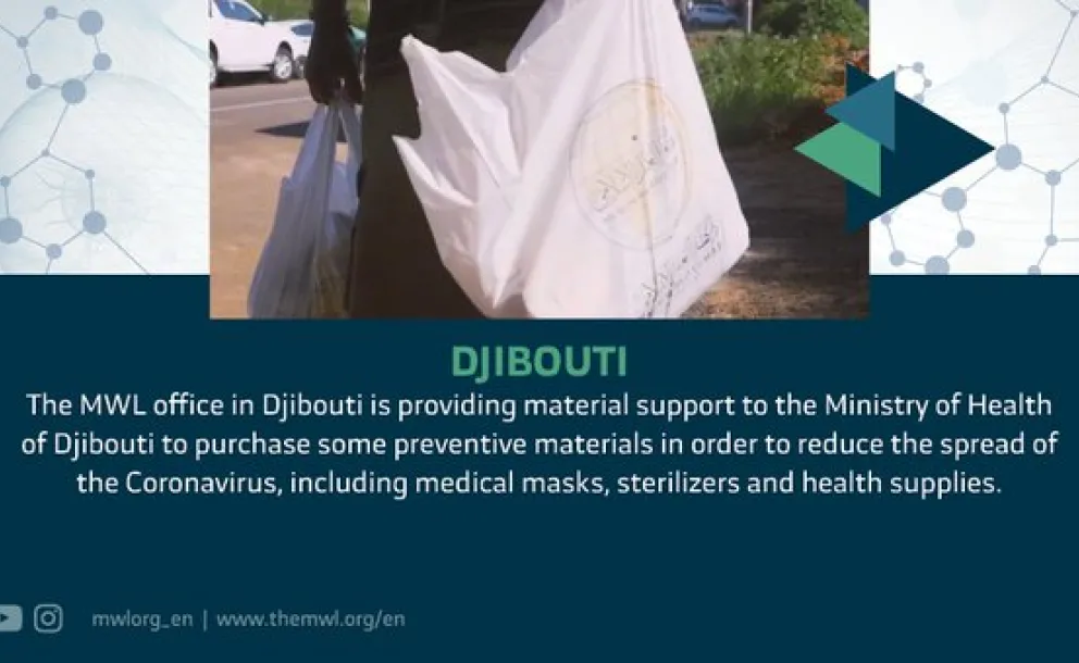 In Djibouti, the Muslim World League provided material support to the Ministry of Health