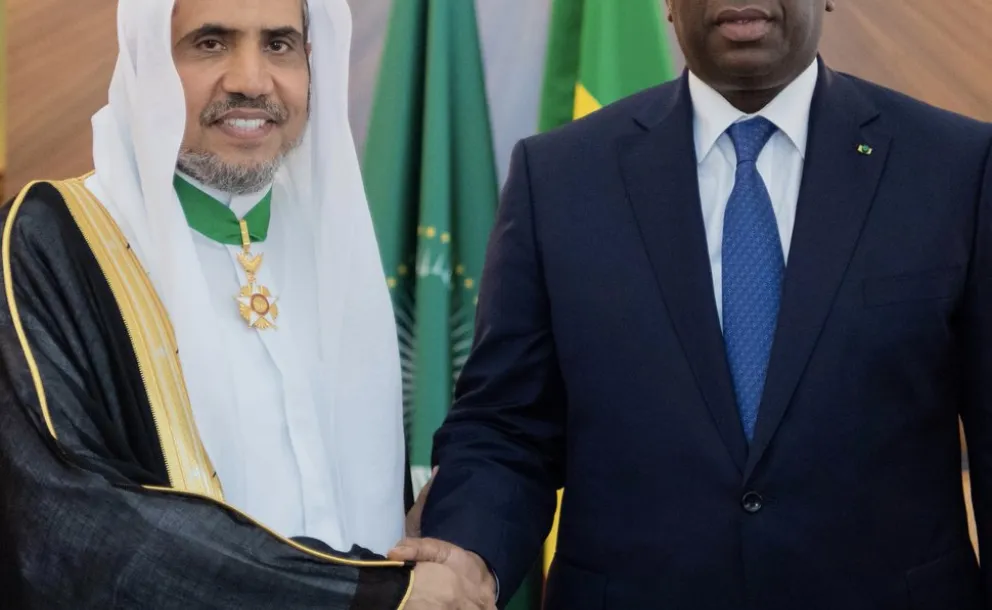 President Macky_Sall PR_Senegal gave HE Dr.Mohammed Alissa the Grand Order of the State in recognition of his global efforts in promoting religious moderation, intercultural harmony, and humanitarian programs around the world