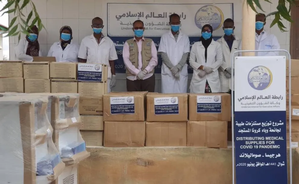 The MWL in Somalia secured additional medical supplies for the Ministry of Health to distribute to those on the front lines of the ongoing COVID19 coronavirus pandemic