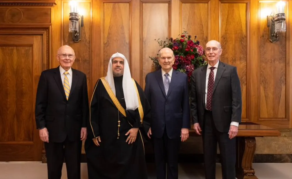 HE Dr. Mohammad Alissa met with the First Presidency of the LDS church in Salt Lake City, Utah