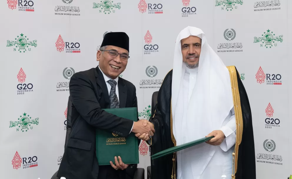 Indonesia’s "Nahdlatul Ulama" chooses the Secretary General of the Muslim World League as a co-chair of the "first religious summit" to be adopted within the work of (G20)