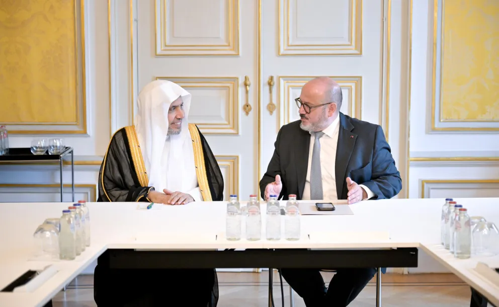 El ministro del Interior, Sr. Bernard Quintin, recibió, en el ministerio del interior de Bélgica, al Secretario general y presidente del Consejo de Ulemas, el Sheij Mohammed Alissa