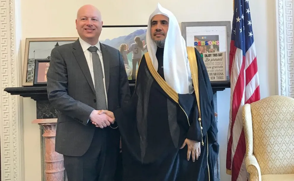 Joint Statement at the White House from H.E. the Secretary-General of the Muslim World League Dr. Mohammad al-Issa and the Special Representative for International Negotiations H.E. Jason Greenblatt