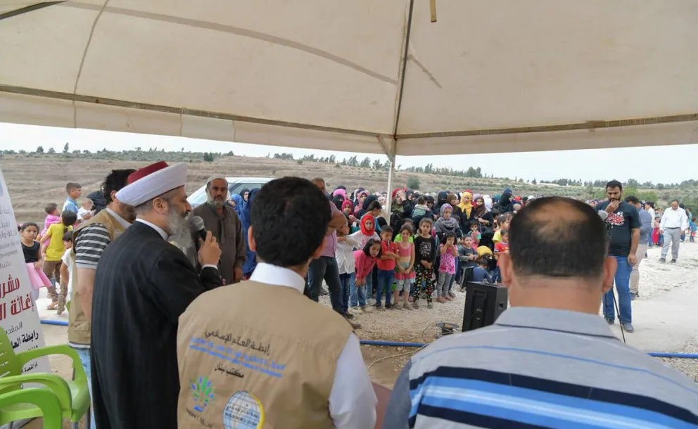 Under the supervision of the Lebanese Dar ElFatwa, the MWL distributes donations to more than 400 beneficiaries