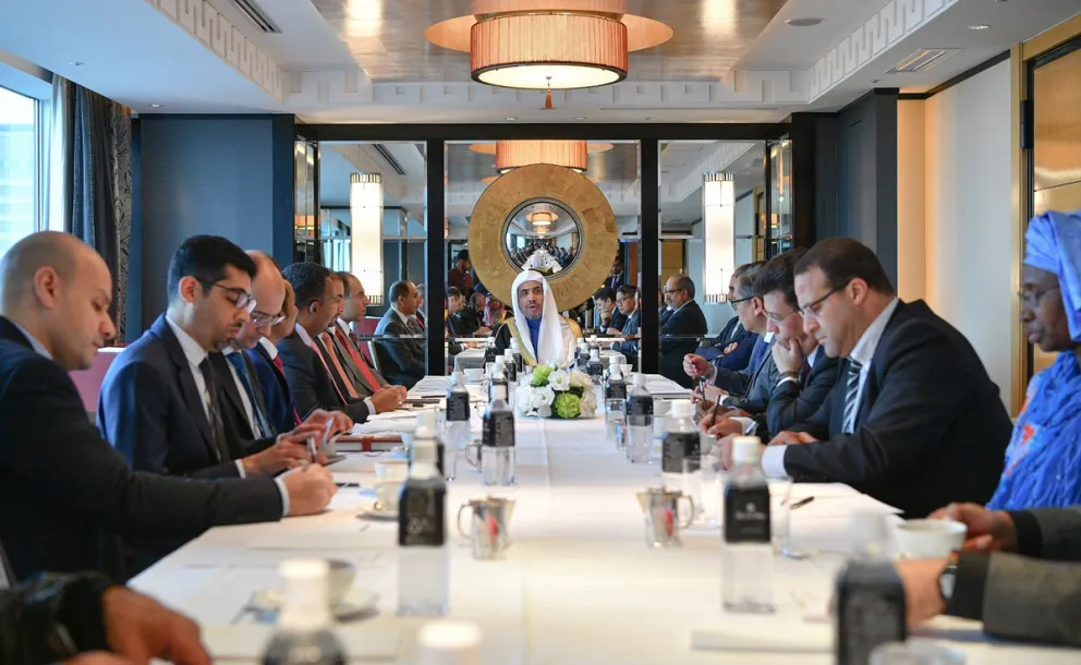 "At the invitation of the Dean of the Diplomatic Corps in Tokyo" HE the MWL's SG, opens a comprehensive & lengthy dialogue with accredited ambassadors on number of issues of common interest