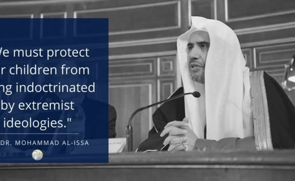 HE Dr. Mohammad Alissa advocates for protecting youth from indoctrination by extremist ideologies