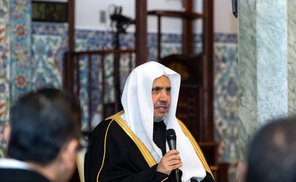 His Excellency Sheikh Dr. Mohammed Al-Issa inaugurated the meeting of the Founding Council of Islamic Leaders in the Americas at the Islamic Center in Washington, D.C.