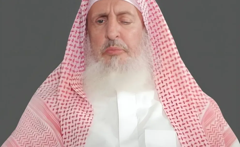 His Eminence Sheikh Abdulaziz bin ‎Abdullah Al-‎Sheikh, the Grand Mufti of Saudi Arabia, ‎Chairman of Council of ‎Senior ‎Scholars, Head of the General ‎Presidency for ‎Scholarly ‎Research and Ifta