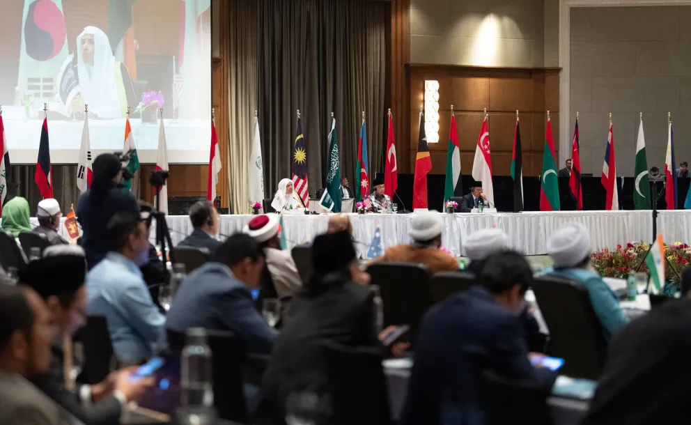 His Excellency Sheikh Dr. Mohammed Alissa, Secretary-General of the MWL, at a press conference following the inauguration of the Council of ASEAN Scholars: "Extremism and violence are present among followers of all religions