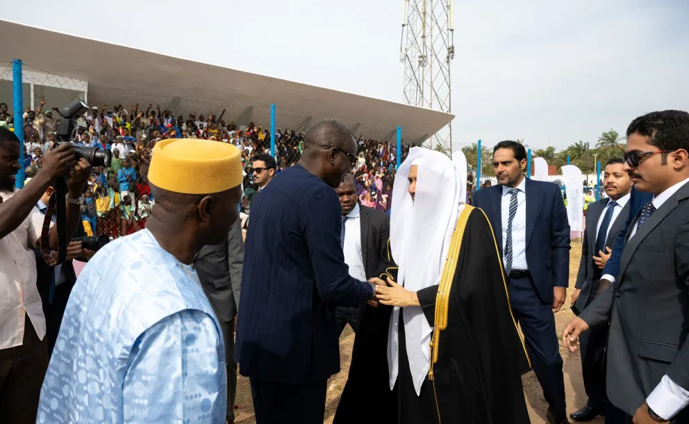 Under the patronage of His Excellency the President of Guinea-Bissau, in the largest Quranic gathering of its kind in West Africa: