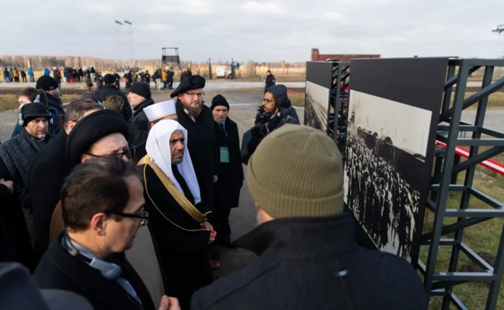 HE Dr. Mohammad Alissa lead the most senior Islamic leadership delegation to ever visit Auschwitz Museum for its 75th anniversary of the camp's liberation, continuing his mission to combat Holocaust denial in the Islamic world