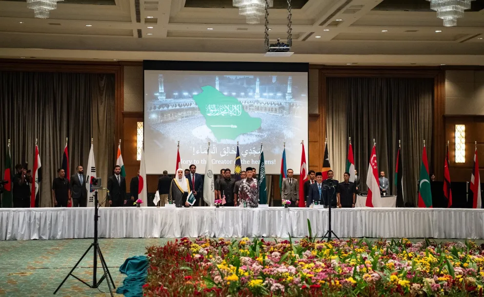 His Excellency Sheikh Dr. Mohammed Alissa, Secretary-General of the MWL, at a press conference following the inauguration of the Council of ASEAN Scholars: "The Charter of Makkah has been translated into dozens of languages