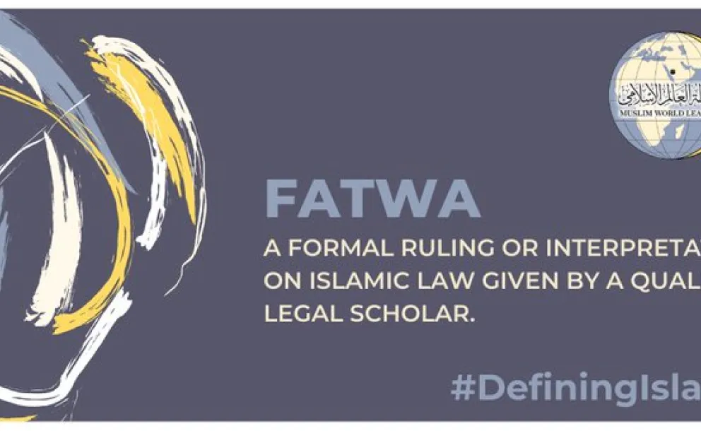 A fatwa is a formal ruling or interpretation of Islamic law given by a qualified legal scholar